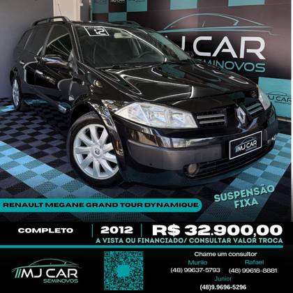 RENAULT MEGANE 1.6 DYNAMIQUE GRAND TOUR 16V FLEX 4P MANUAL